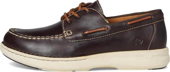 Born Mariner 3-Eye Men's Lace-up Boots Dark Brown : 11 M (D), Leather - Image 6