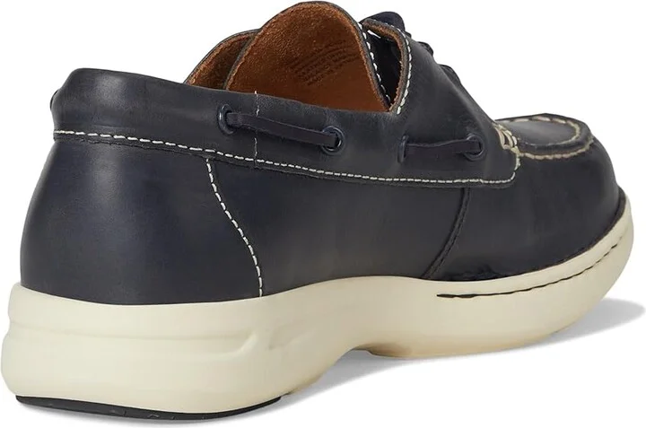 Born Mariner 3-Eye Men's Lace-up Boots Navy : 11.5 M (D), Leather - Image 4