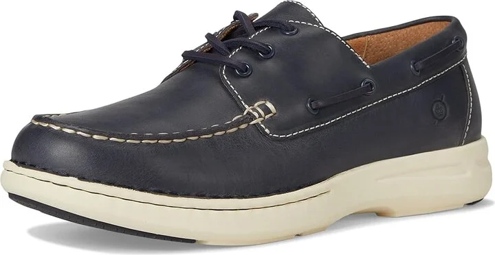 Born Mariner 3-Eye Men's Lace-up Boots Navy : 11.5 M (D), Leather - Image 5