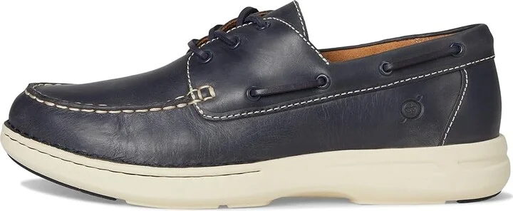 Born Mariner 3-Eye Men's Lace-up Boots Navy : 11.5 M (D), Leather - Image 6