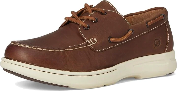 Born Mariner 3-Eye Men's Lace-up Boots Tan : 8 M (D), Leather - Image 5