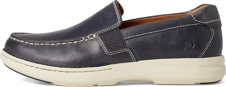 Born Mariner Slip-On Men's Lace-up Boots Navy : 8.5 M (D), Leather - Image 6