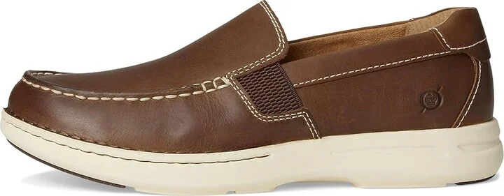 Born Mariner Slip-On Men's Lace-up Boots Tan : 12 M (D), Leather - Image 6