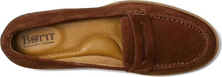 Born Marlo High Women's Heels Dark Brown : 7.5 M, Leather/Rubber/Suede - Image 2