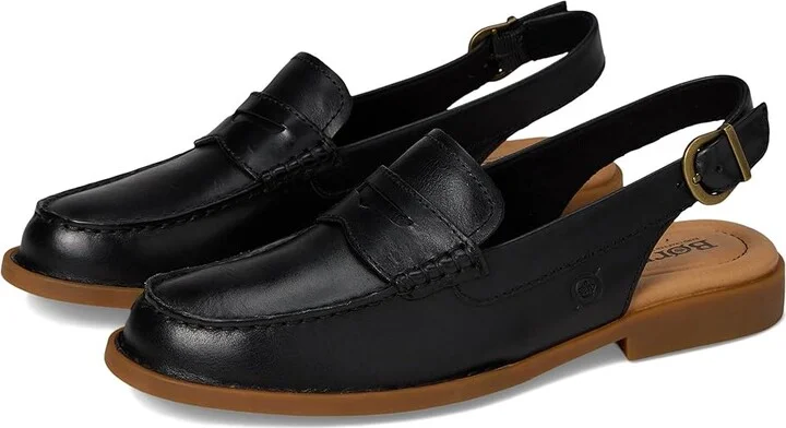 Born Marly Women's Shoes Black : 9.5 M, Leather/Rubber/Suede