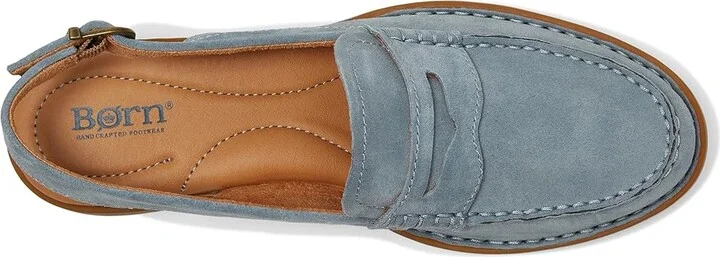 Born Marly Women's Shoes Light Blue : 7.5 M, Leather/Rubber/Suede - Image 2