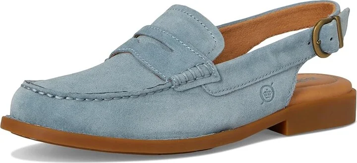 Born Marly Women's Shoes Light Blue : 7.5 M, Leather/Rubber/Suede - Image 5
