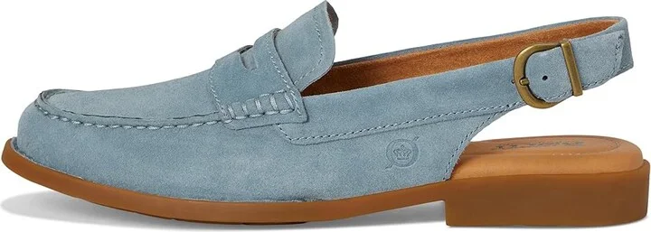Born Marly Women's Shoes Light Blue : 7.5 M, Leather/Rubber/Suede - Image 6