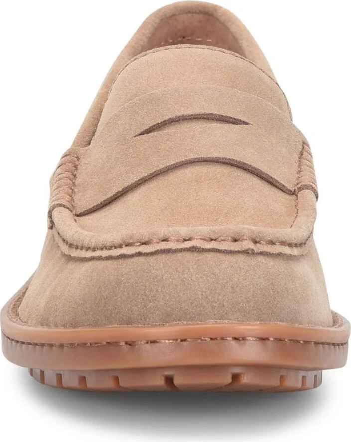 Born Men's Langley Suede Leather Slip On Penny Loafers - Image 11