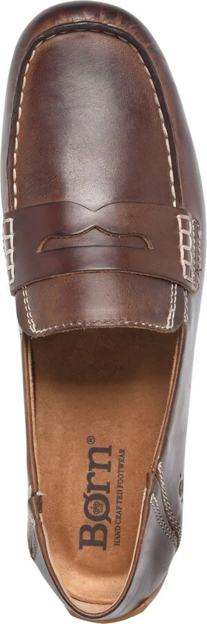 Born Men's Marcel Leather Penny Loafers - Image 4