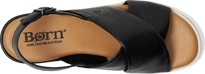 Born Mia Women's Sandals Black Nero : 7 M (B), Leather - Image 2