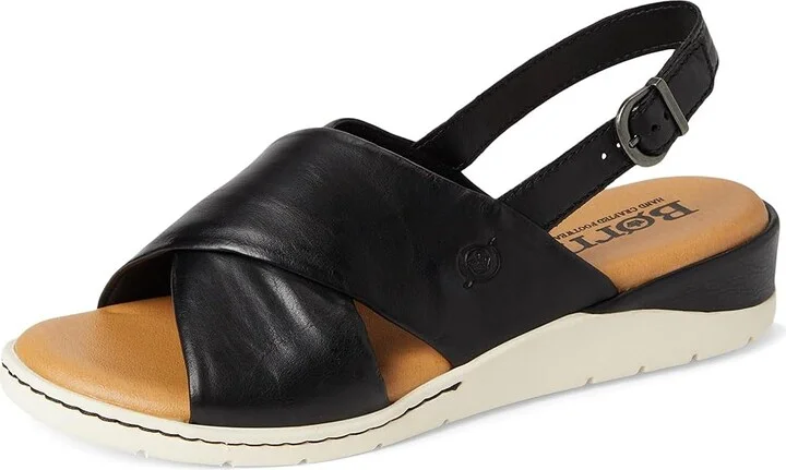 Born Mia Women's Sandals Black Nero : 7 M (B), Leather - Image 5