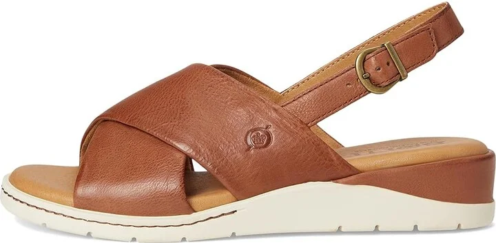 Born Mia Women's Sandals Brown Luggage : 6 M (B), Leather - Image 6