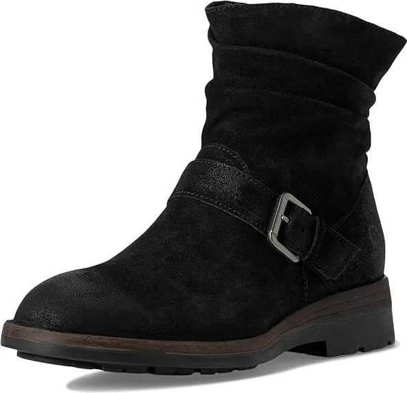 Born Midway Women's Boots Black1 : 6 M, Leather/Suede - Image 5