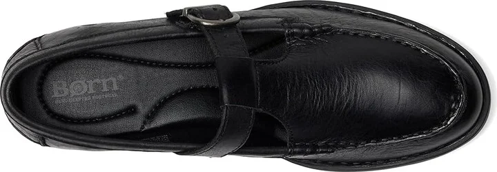 Born Miki High Women's Heels Black : 7 M (B), Full Grain leather/Leather - Image 2