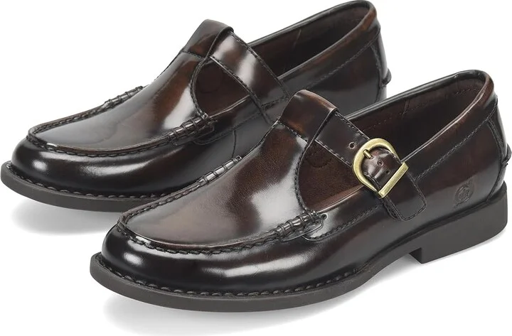 Born Miki High Women's Heels Mogano : 9 M (B), Leather