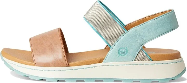 Born Mimi Women's Shoes Turquoise : 7 M (B), Leather/Rubber - Image 6
