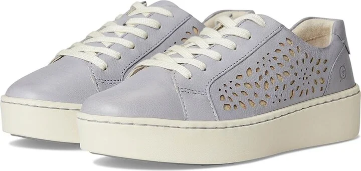 Born Mira Lazer Women's Walking Shoes Light Blue (Dusty Blue) : 6.5 M (B), Leather/Suede