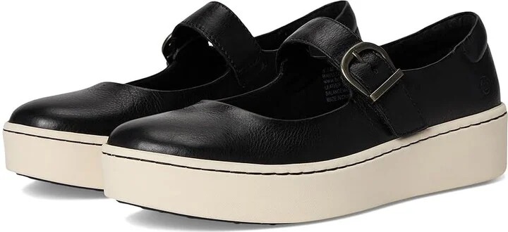 Born Mira Mj Women's Shoes Black : 6.5 M, Leather/Suede