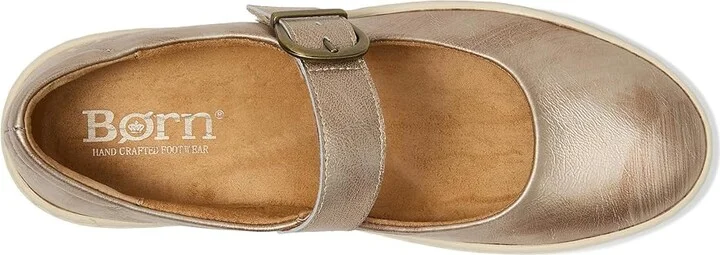 Born Mira Mj Women's Shoes Light Gold (Panna Cotta) : 7.5 M, Leather/Suede - Image 2