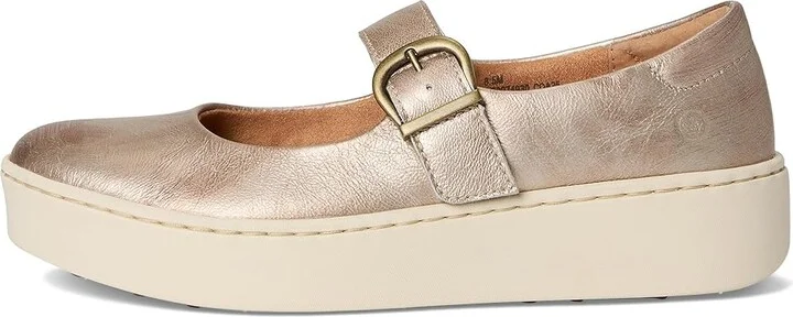 Born Mira Mj Women's Shoes Light Gold (Panna Cotta) : 7.5 M, Leather/Suede - Image 6