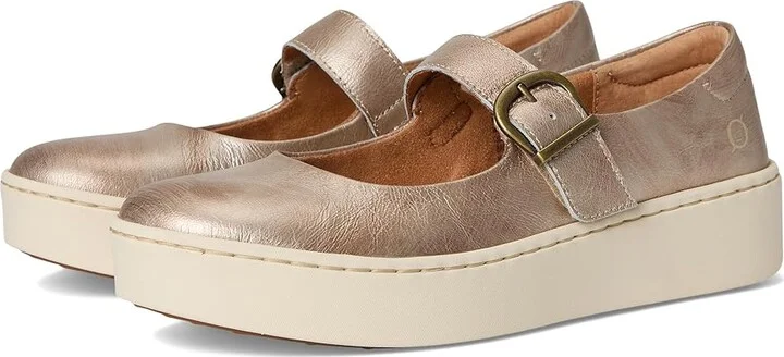 Born Mira Mj Women's Shoes Light Gold (Panna Cotta) : 7.5 M, Leather/Suede