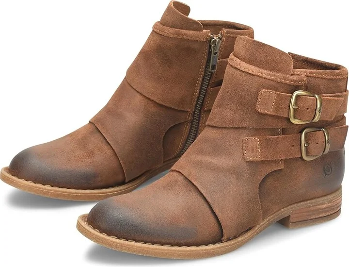 Born Moraga Women's Boots Brown : 8.5 M (B), Suede
