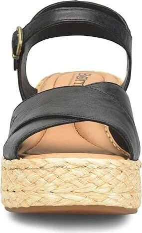 Born Moriah Women's Sandals Black : 10 M, Leather/Rubber/Textile - Image 4