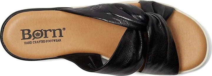 Born Mya Women's Sandals Black/Nero : 7 M (B), Leather/Rubber - Image 2