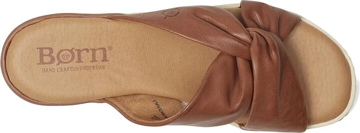 Born Mya Women's Sandals Brown/Luggage : 10 M (B), Leather/Rubber - Image 2