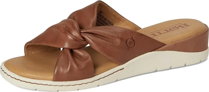 Born Mya Women's Sandals Brown/Luggage : 10 M (B), Leather/Rubber - Image 5