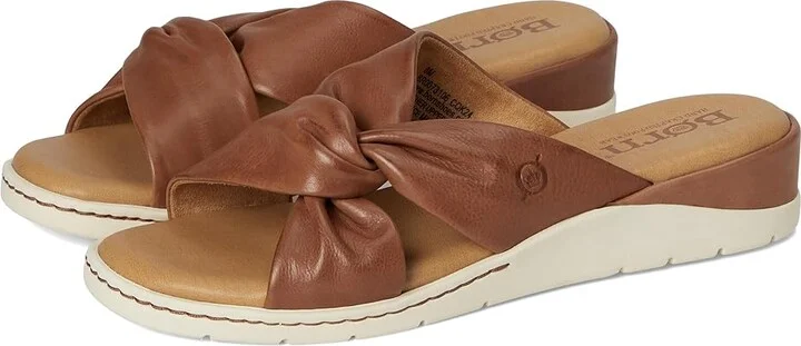Born Mya Women's Sandals Brown/Luggage : 10 M (B), Leather/Rubber