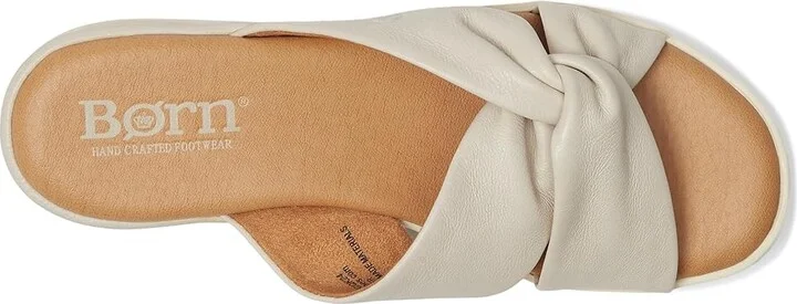 Born Mya Women's Sandals White/Ivory : 11 M (B), Leather/Rubber - Image 2
