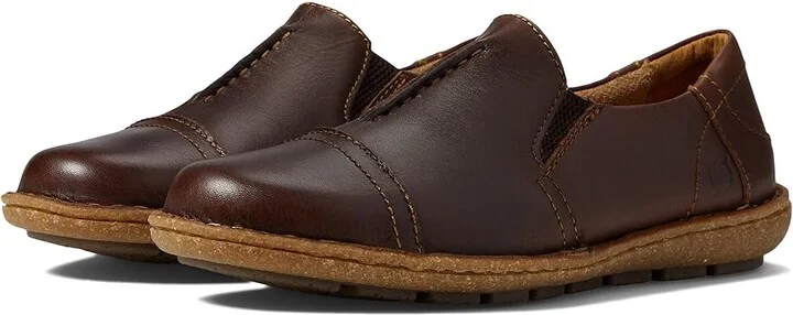 Born Nampa Women's Shoes Dark Brown : 6 M (B), Nubuck