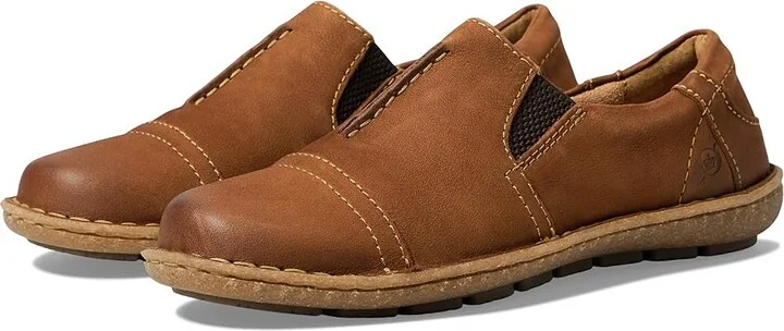 Born Nampa Women's Shoes Tan Nubuck : 6 M (B)