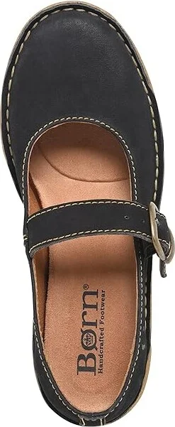 Born Naomi Women's Clog/Mule Shoes Black : 6 M (B), Nubuck - Image 2