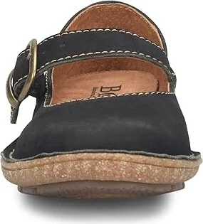 Born Naomi Women's Clog/Mule Shoes Black : 6 M (B), Nubuck - Image 5