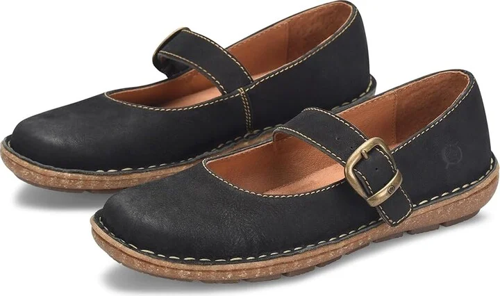 Born Naomi Women's Clog/Mule Shoes Black : 6 M (B), Nubuck