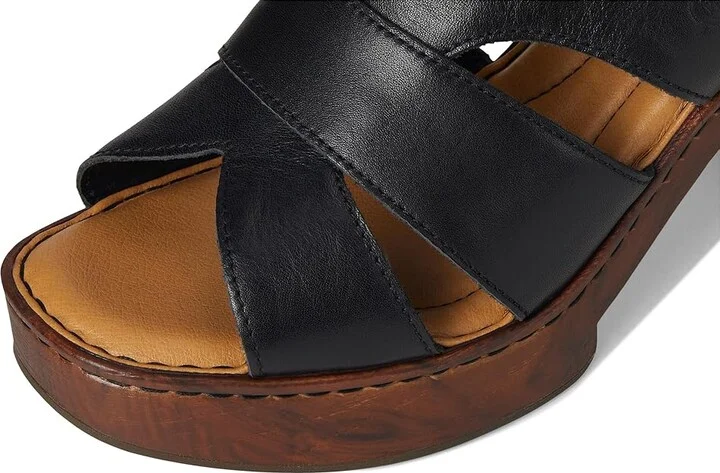 Born Nassau Women's Sandals Black : 10 M (B), Leather/Textile - Image 7