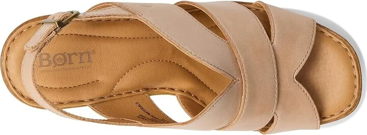 Born Nassau Women's Sandals Natural : 11 M (B), Leather/Textile - Image 2