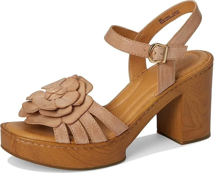 Born Nectar Women's Sandals Natural : 9 M (B), Rubber/Textile - Image 5