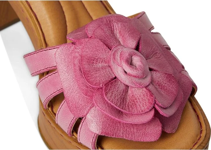 Born Nectar Women's Sandals Pink : 8 M (B), Rubber/Textile - Image 7