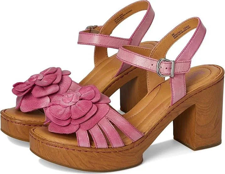 Born Nectar Women's Sandals Pink : 8 M (B), Rubber/Textile