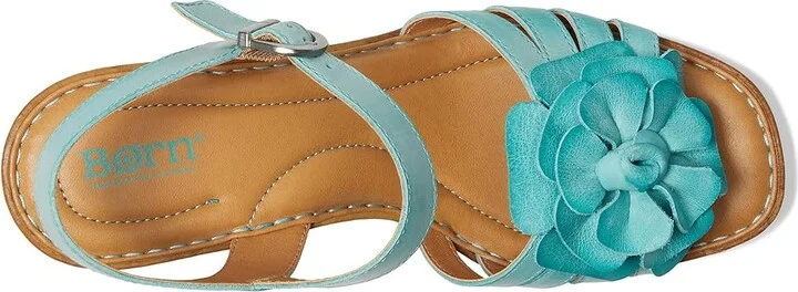 Born Nectar Women's Sandals Turquoise : 6 M (B), Rubber/Textile - Image 2
