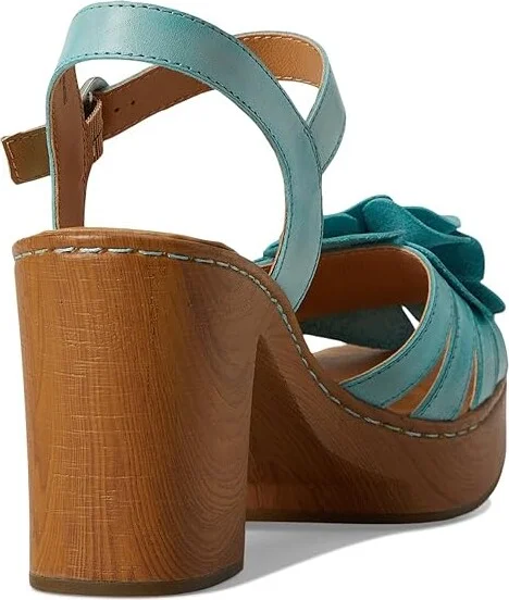 Born Nectar Women's Sandals Turquoise : 6 M (B), Rubber/Textile - Image 4