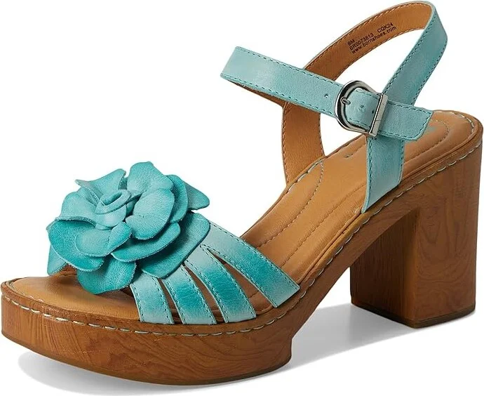 Born Nectar Women's Sandals Turquoise : 6 M (B), Rubber/Textile - Image 5