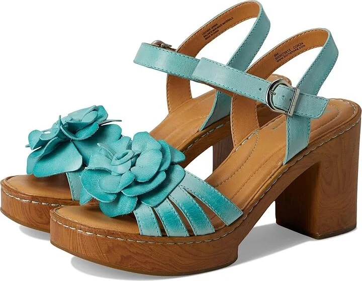 Born Nectar Women's Sandals Turquoise : 6 M (B), Rubber/Textile