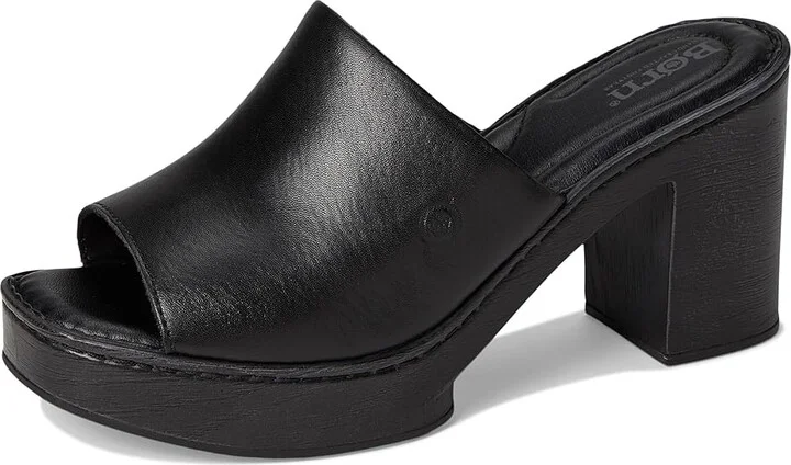 Born Nix Women's Sandals Black : 10 M (B), Leather/Textile - Image 5
