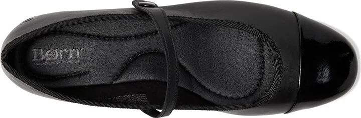 Born Pandi MJ Women's Flat Shoes Black (Patent) : 11 M (B), Leather/Rubber - Image 2