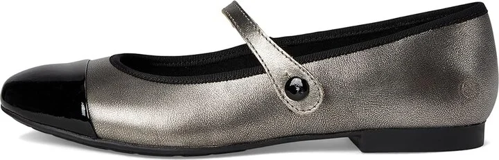 Born Pandi MJ Women's Flat Shoes Silver/Black : 8 M (B), Leather/Rubber - Image 6